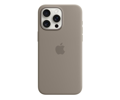 Etui / obudowa na smartfona Apple Silikonowe etui z MagSafe iPhone 15 Pro Max popielaty